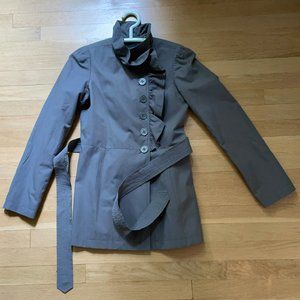 Tahari Taupe Lined Jacket